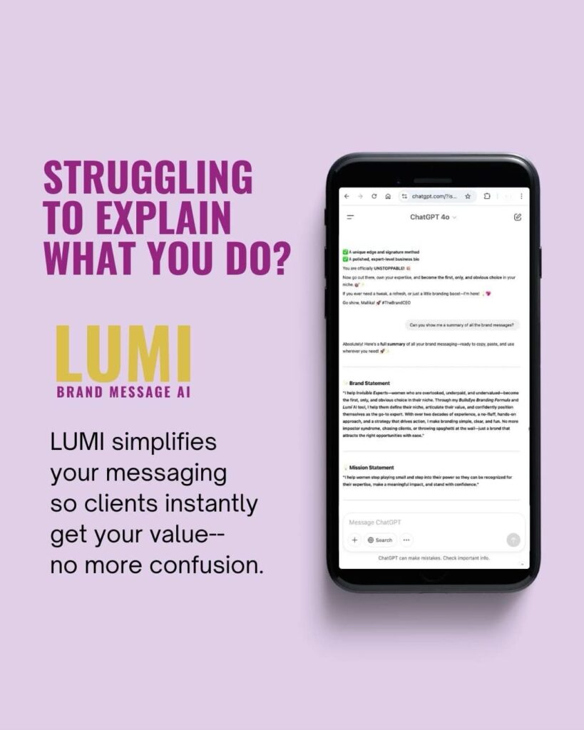 Lumi Brand Message Tool How it Works