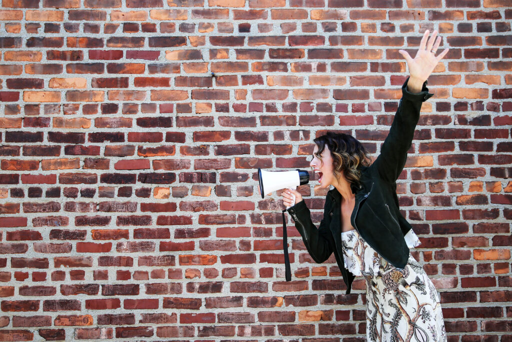 woman-with-megaphone